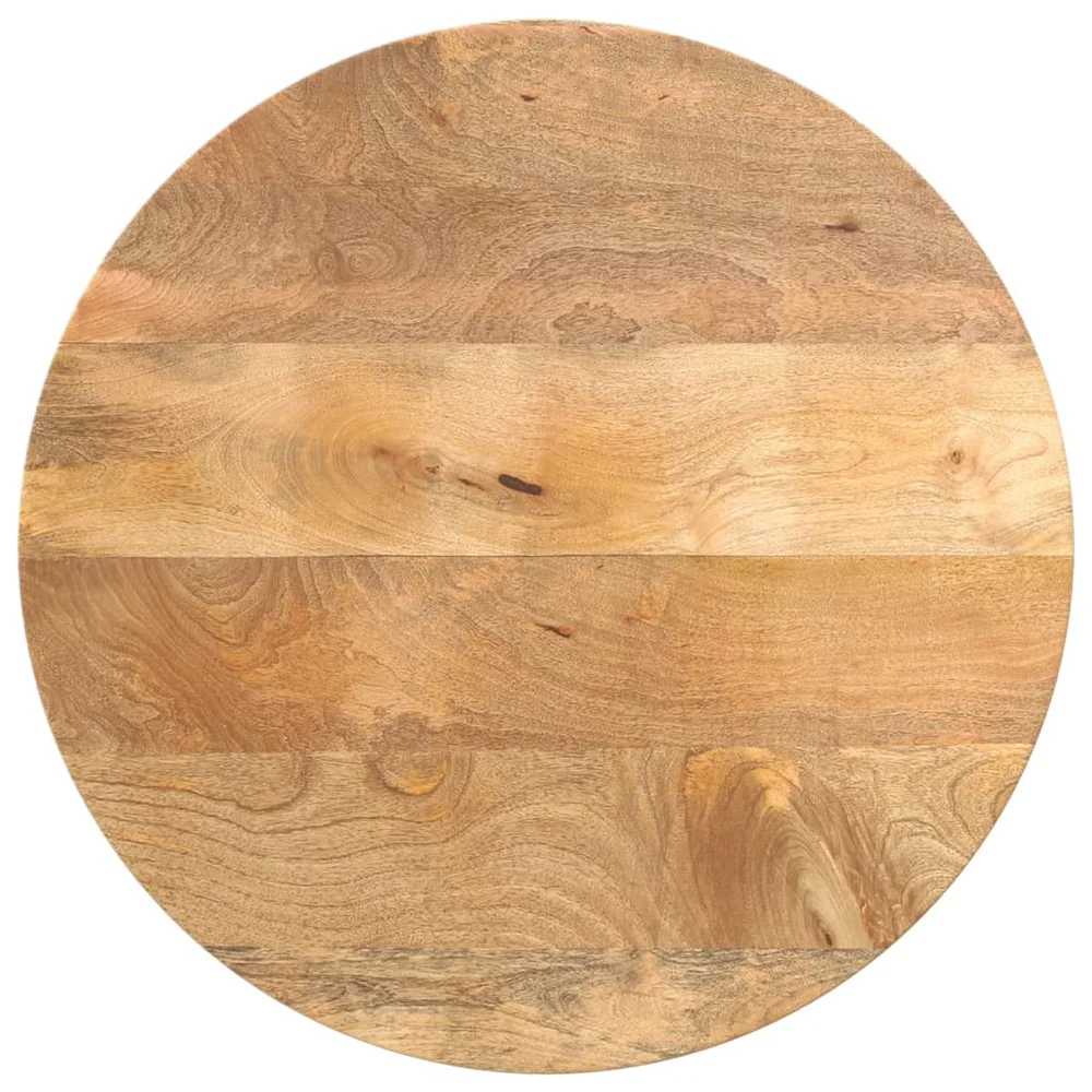 vidaXL Bordplate Ø 60x2,5 cm rund heltre mango v:8629617