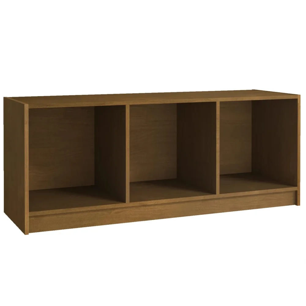 vidaXL TV-benk honningbrun 104x33x41 cm heltre furu v:2241639