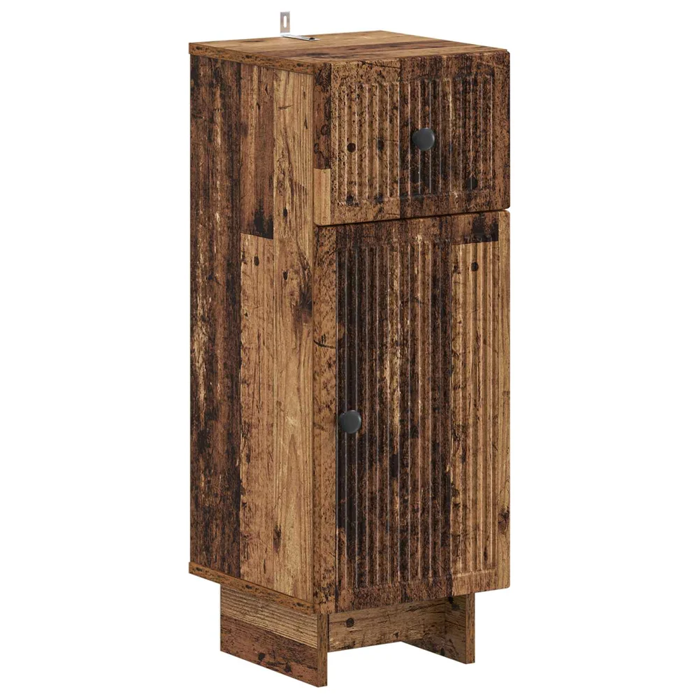 vidaXL Baderom Oppbevaringsskap EDE Gammelt tre 30 x 31 x 80 cm v:3352317 vidaXL Baderom Oppbevaringsskap EDE Gammelt tre 30 x 31 x 80 cm v:3352317