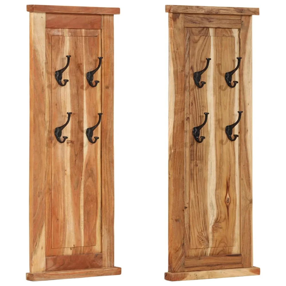 vidaXL Kleshengere 2 stk heltre akasie 38×100 cm v:4883090 vidaXL Kleshengere 2 stk heltre akasie 38×100 cm v:4883090