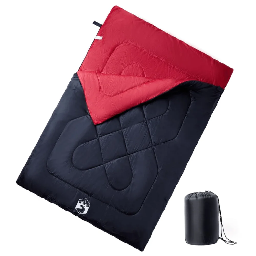 vidaXL Dobbel sovepose med puter for voksne camping 3-4 sesonger v:8034604 vidaXL Dobbel sovepose med puter for voksne camping 3-4 sesonger v:8034604