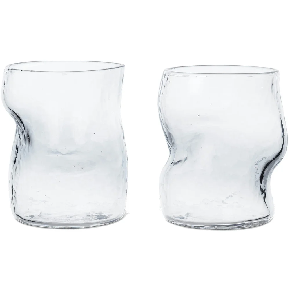Dimple Glass 2-pk, Klar v:3394743 Dimple Glass 2-pk, Klar v:3394743