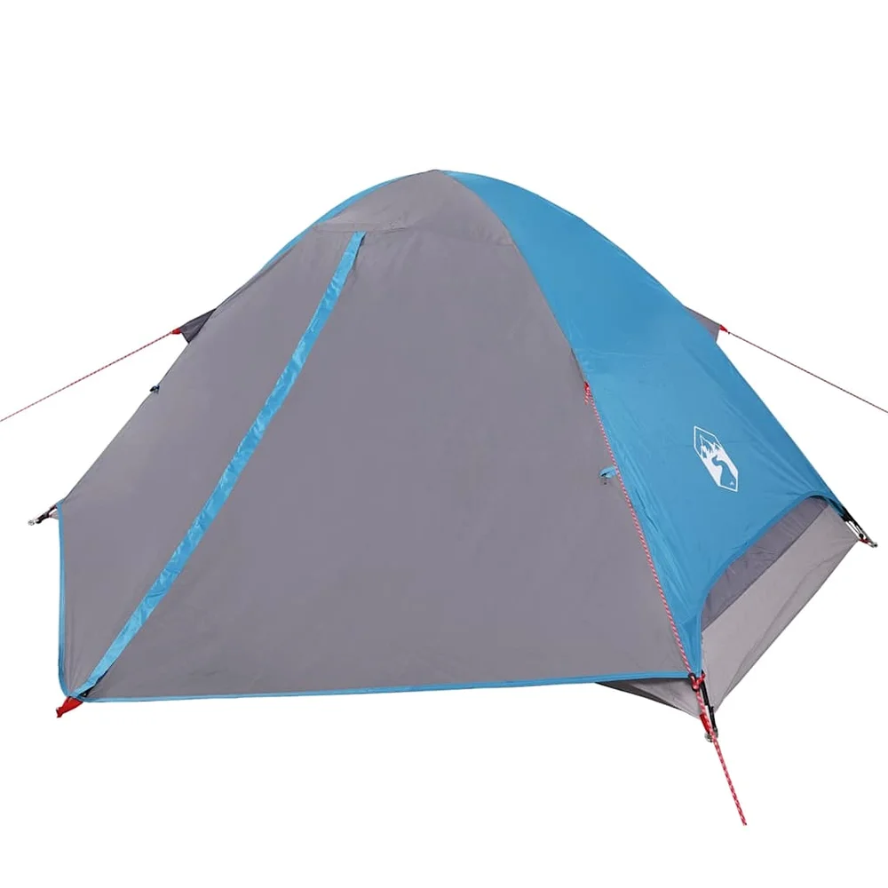 vidaXL Kuppeltelt for camping 4 personer blå vanntett v:497125