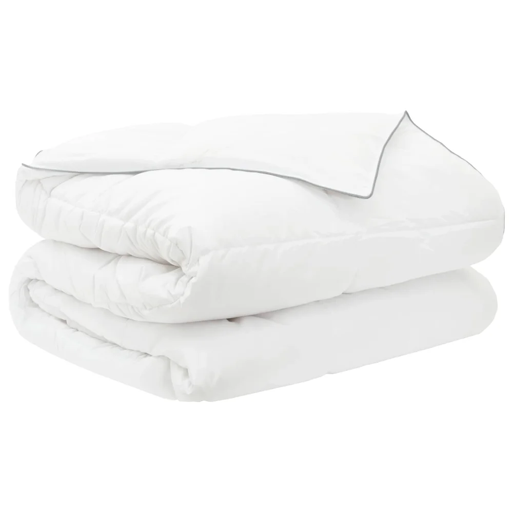 vidaXL Sommerdyne 260 x 220 cm Sommer 150 gsm Bambusfiber Hvit v:1180776