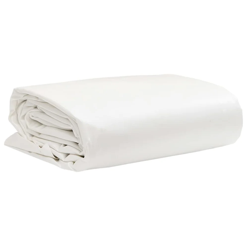 vidaXL Presenning hvit 4x8 m 650 g/m² v:9463644