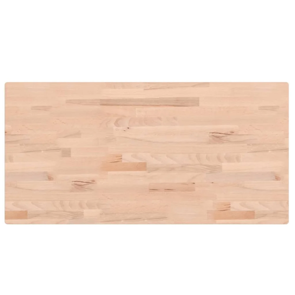 vidaXL Benkeplate til bad 100x50x4 cm heltre bøketre v:6645854 vidaXL Benkeplate til bad 100x50x4 cm heltre bøketre v:6645854