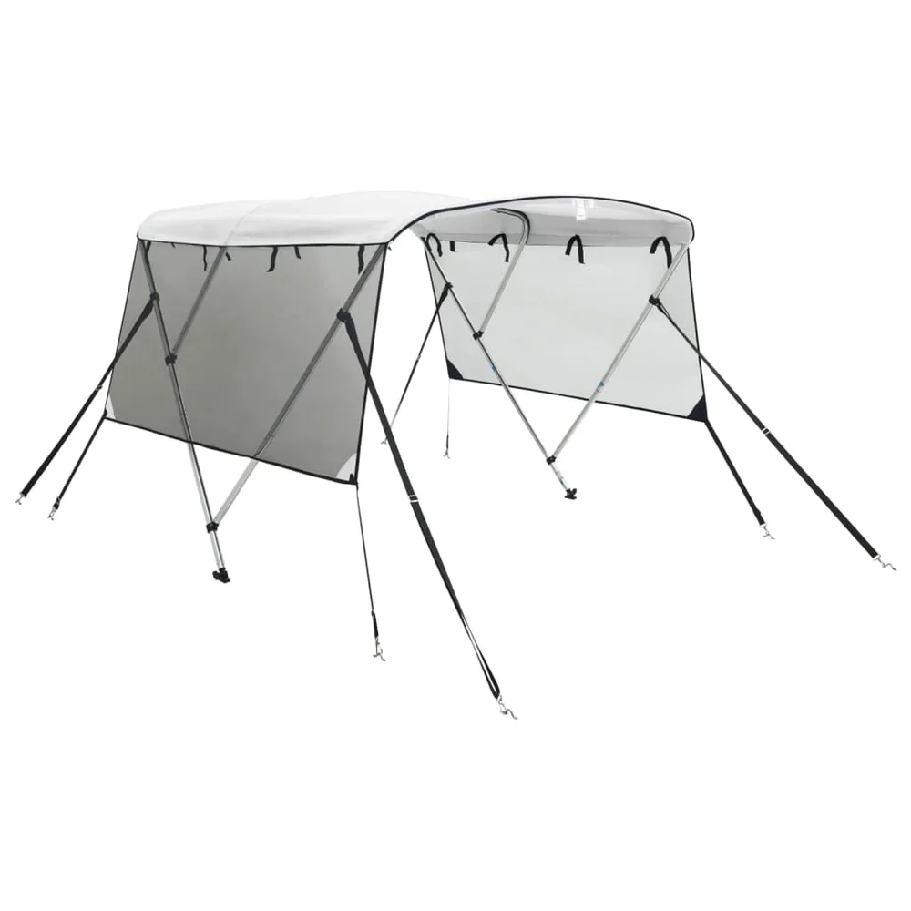 vidaXL Båtkalesje 3-buet med sidevegger i netting 183x(137-152)x137 cm v:508432 vidaXL Båtkalesje 3-buet med sidevegger i netting 183x(137-152)x137 cm v:508432