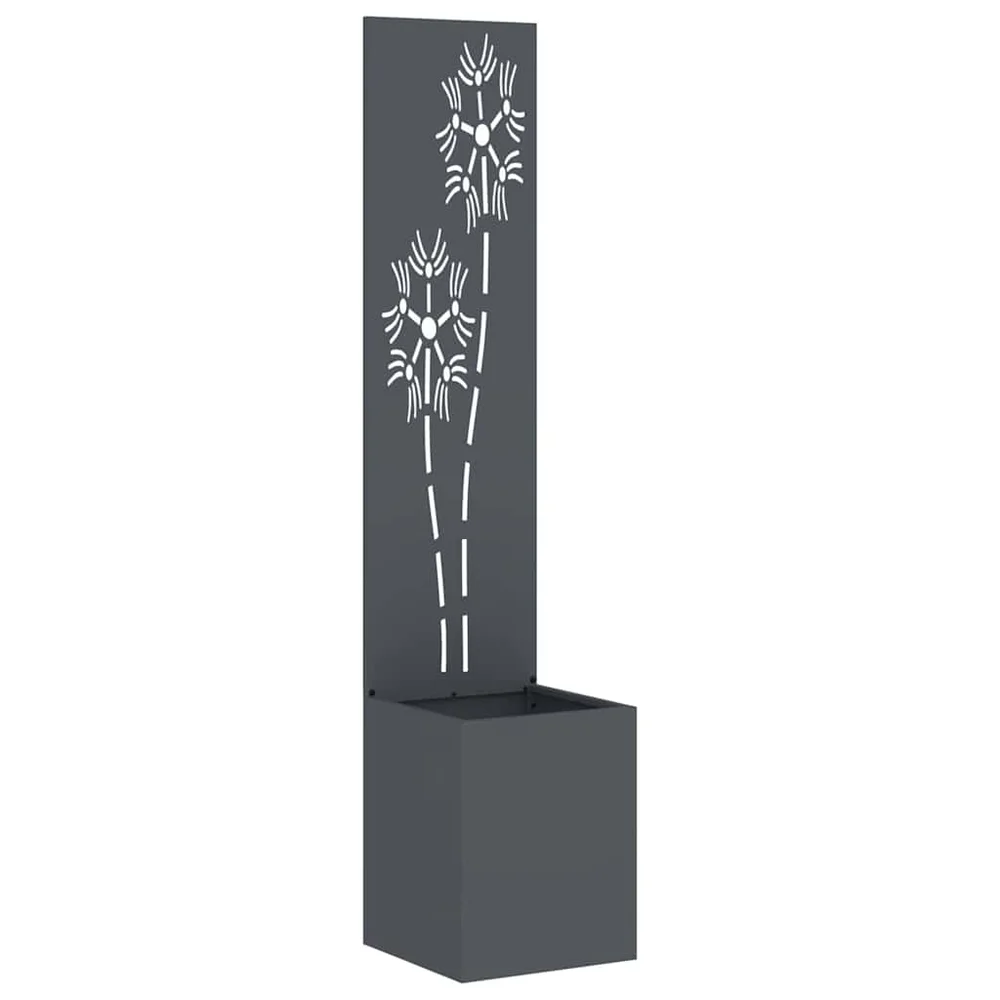 vidaXL Hageprivat skjerm Antrasitt 32 x 32 x 150 cm Kaldvalsestål v:7441218 vidaXL Hageprivat skjerm Antrasitt 32 x 32 x 150 cm Kaldvalsestål v:7441218