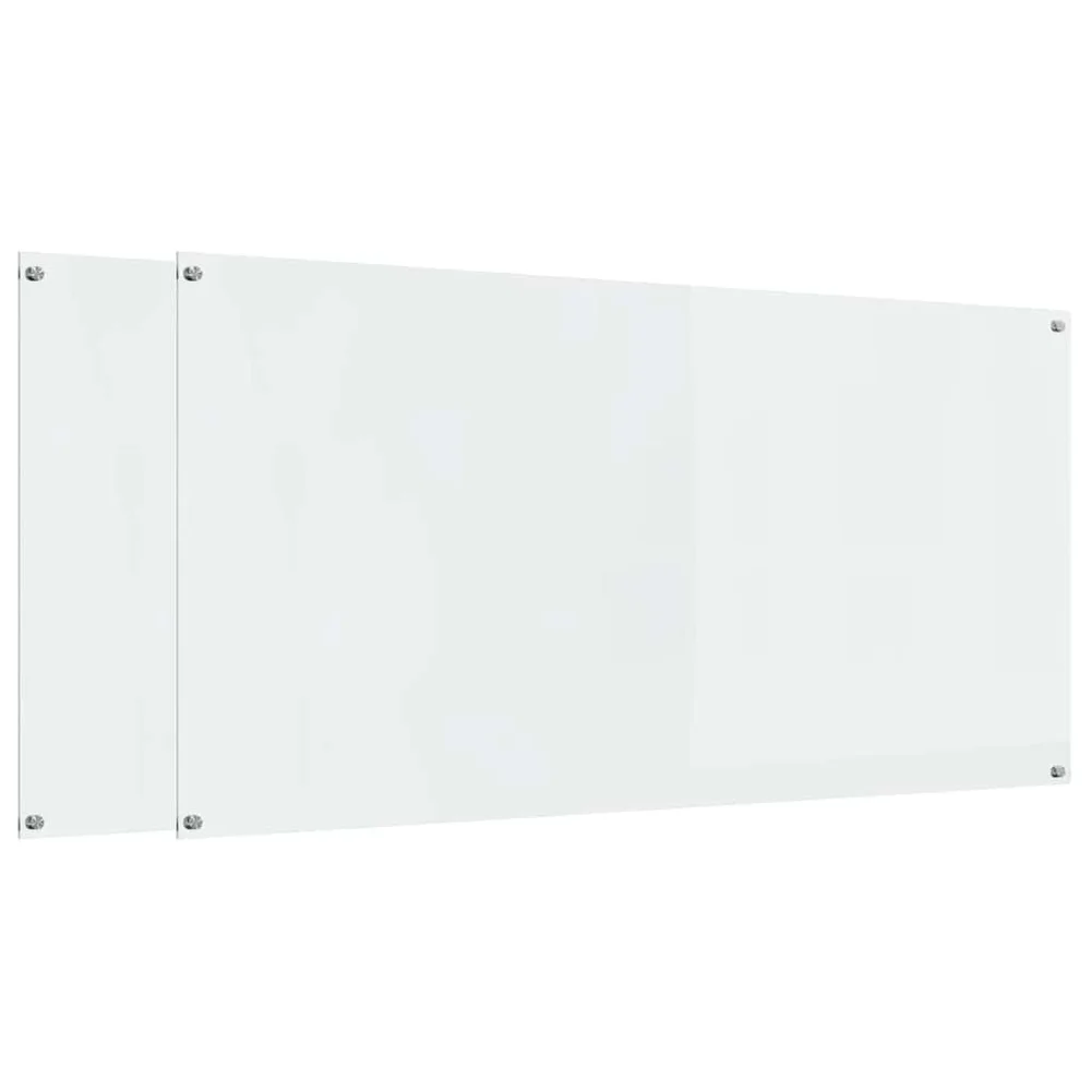 vidaXL Kjøkkenbenkplate 2 stk. Gjennomsiktig 120 x 60 cm herdet glass v:3164063 vidaXL Kjøkkenbenkplate 2 stk. Gjennomsiktig 120 x 60 cm herdet glass v:3164063