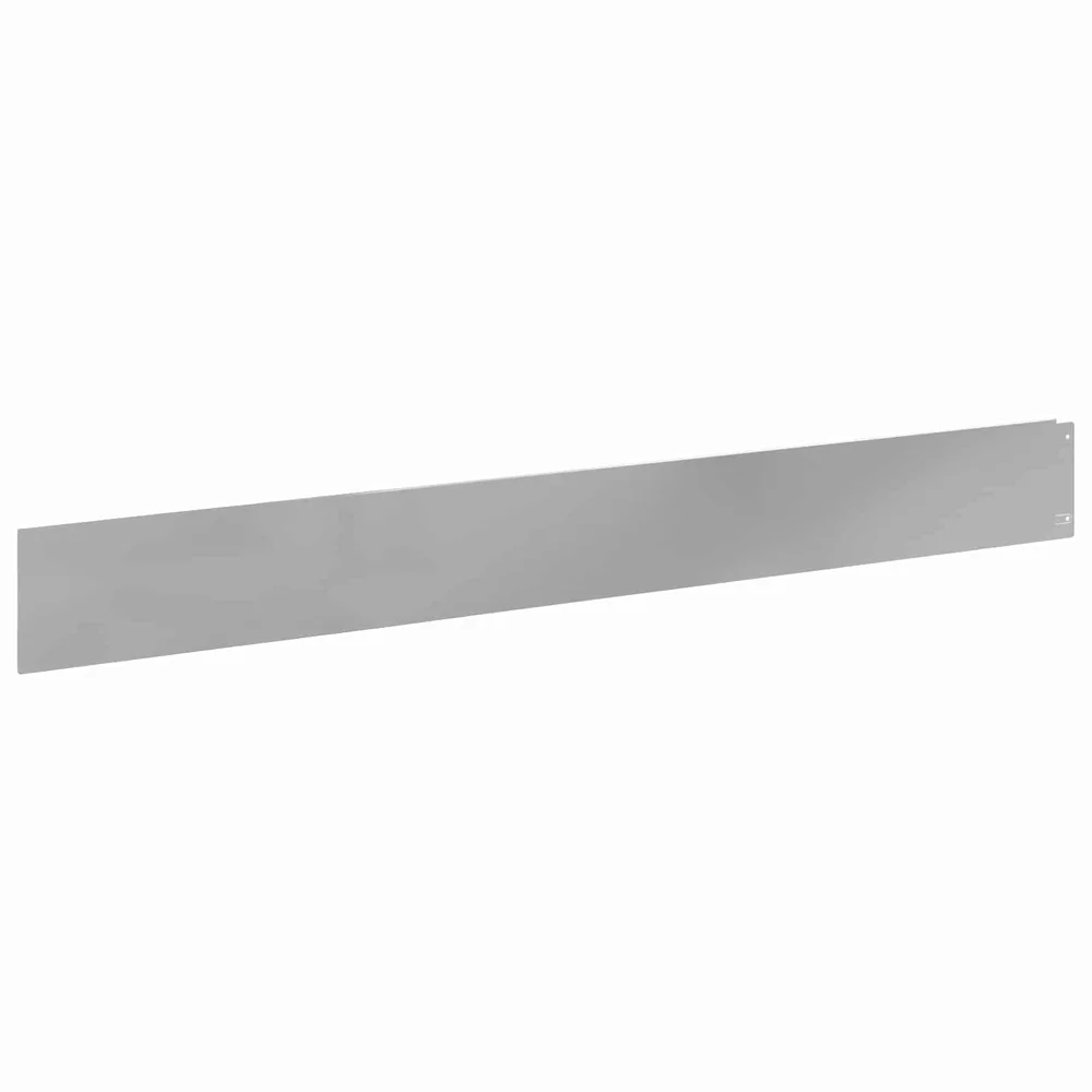 vidaXL Gjerdekant 10 stk. 100 x 12 cm Stål Sølv v:7688117 vidaXL Gjerdekant 10 stk. 100 x 12 cm Stål Sølv v:7688117