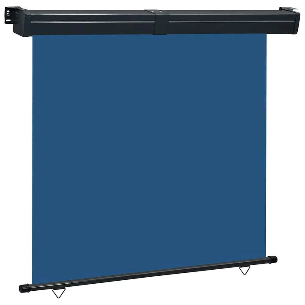 vidaXL Sidemarkise for balkong 170x250 cm blå v:247457