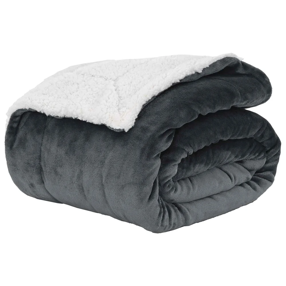 vidaXL Teppe Mørkegrå 130 x 150 cm 1 kg Fleece v:1529305