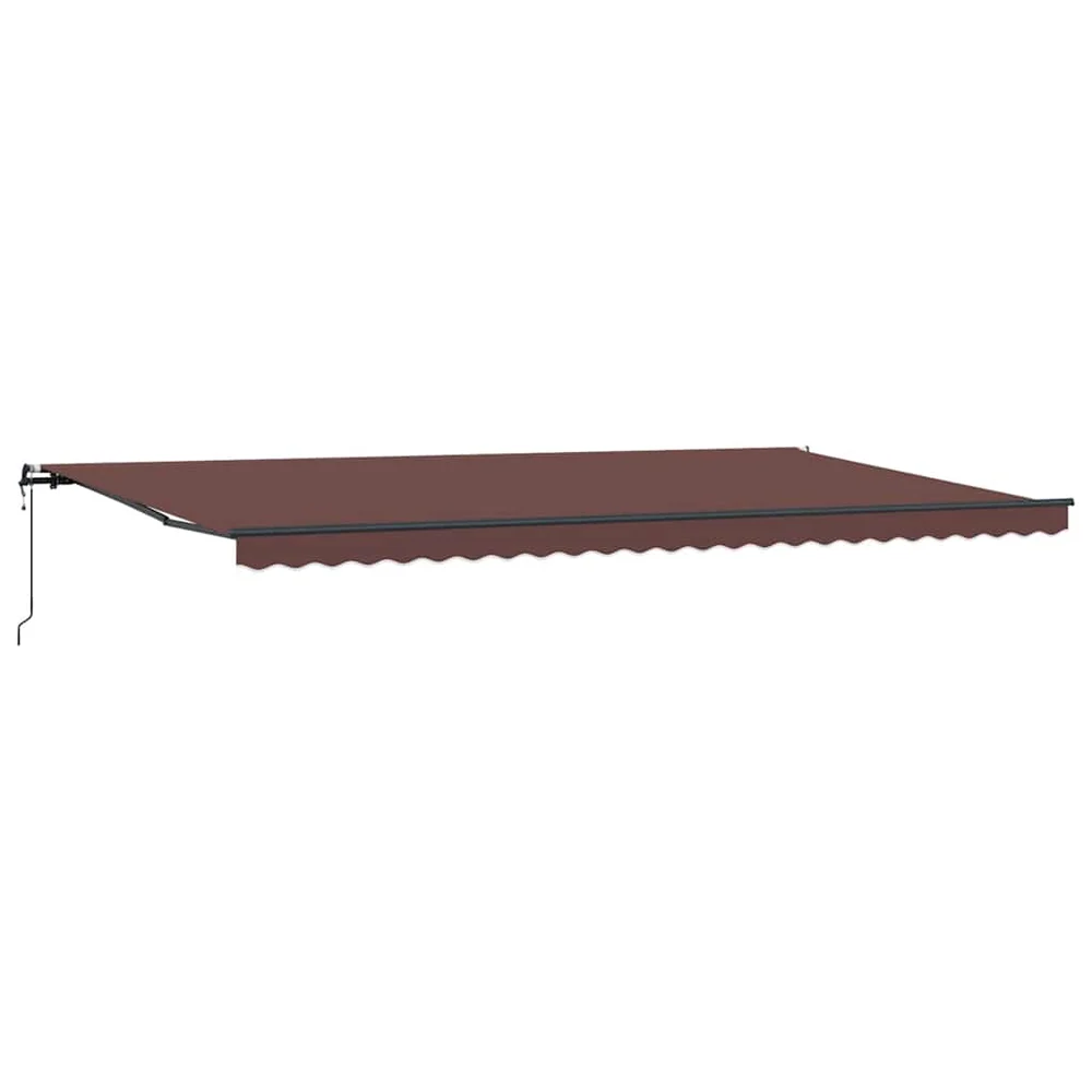 vidaXL Automatisk uttrekkbar markise brun 600×300 cm v:6539888 vidaXL Automatisk uttrekkbar markise brun 600×300 cm v:6539888