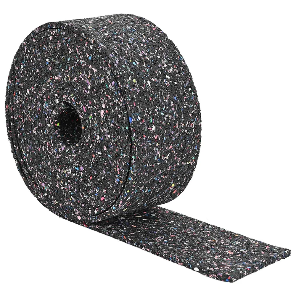 vidaXL Gummigranulat rulle Svart 500 x 12 x 0,6 cm Gummi v:358469