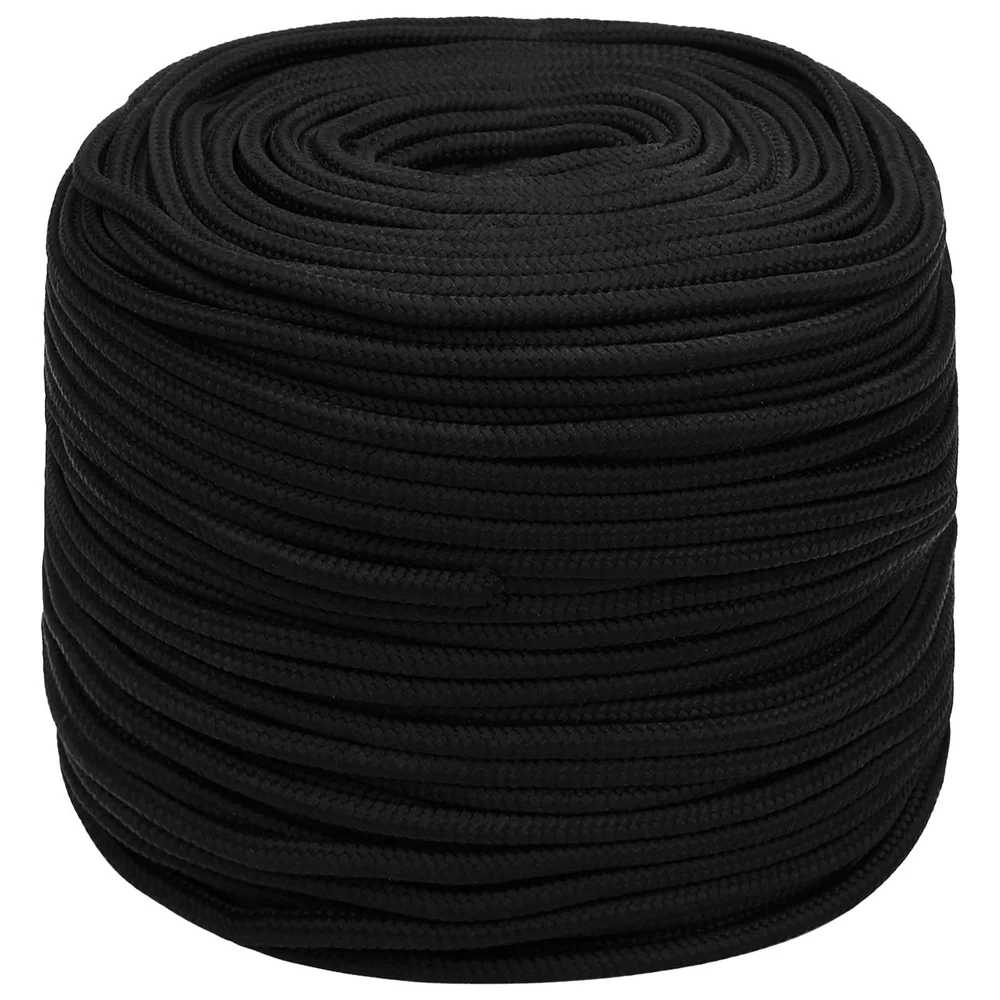vidaXL Allsidig brukstau 8 mm 25 m Svart Polyester v:7788390 vidaXL Allsidig brukstau 8 mm 25 m Svart Polyester v:7788390