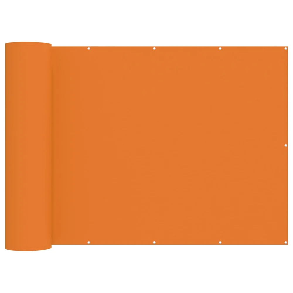 vidaXL Balkong privat skjerm 150 x 400 cm Stoff med PU-belegg Oransje v:3946046 vidaXL Balkong privat skjerm 150 x 400 cm Stoff med PU-belegg Oransje v:3946046