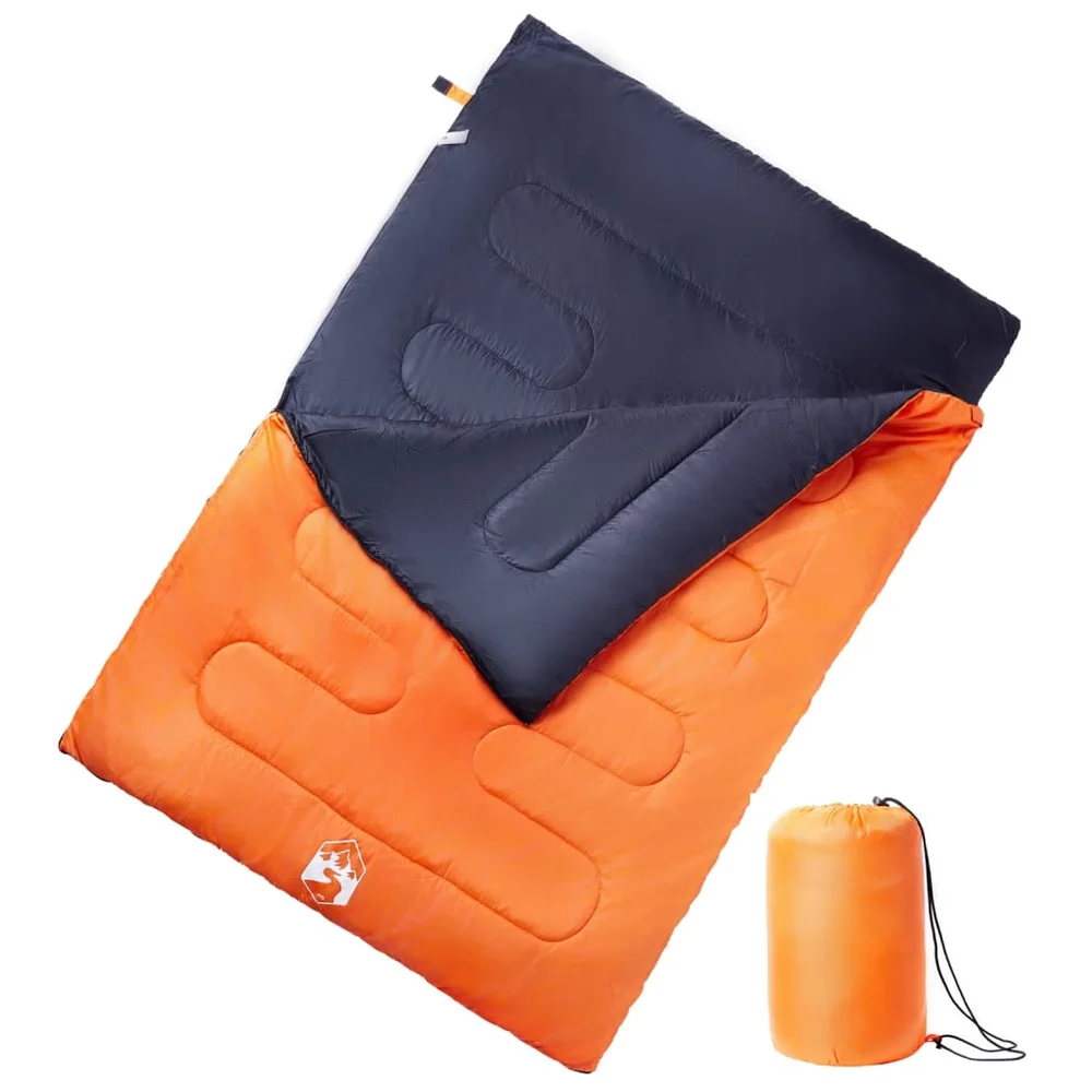 vidaXL Dobbel sovepose med puter for voksne camping 3-4 sesonger v:5466765 vidaXL Dobbel sovepose med puter for voksne camping 3-4 sesonger v:5466765