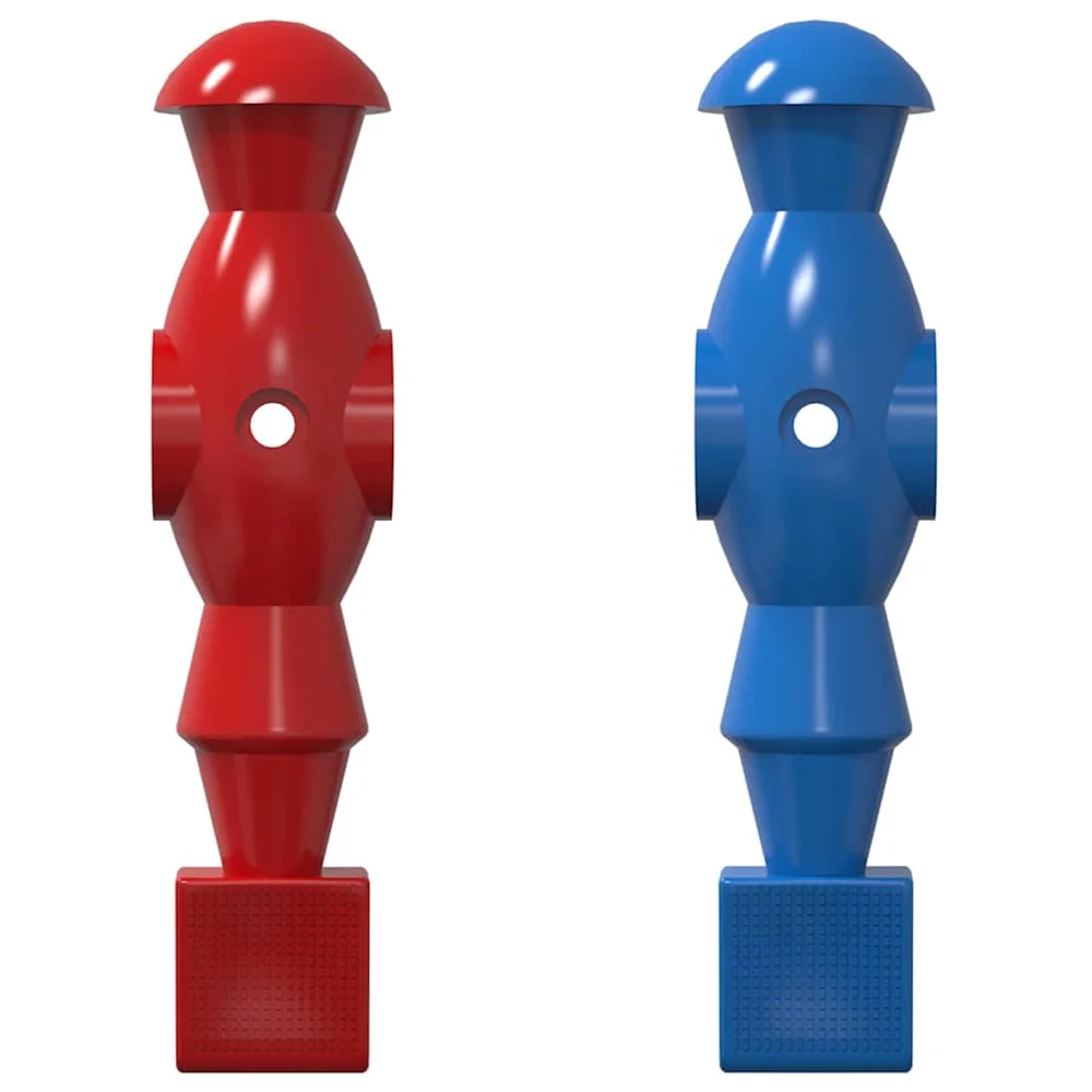 vidaXL Foosball Bord Spillere 22 stk. Blå og rød 2,4 x 2,1 x 9,7 cm PP v:1712457