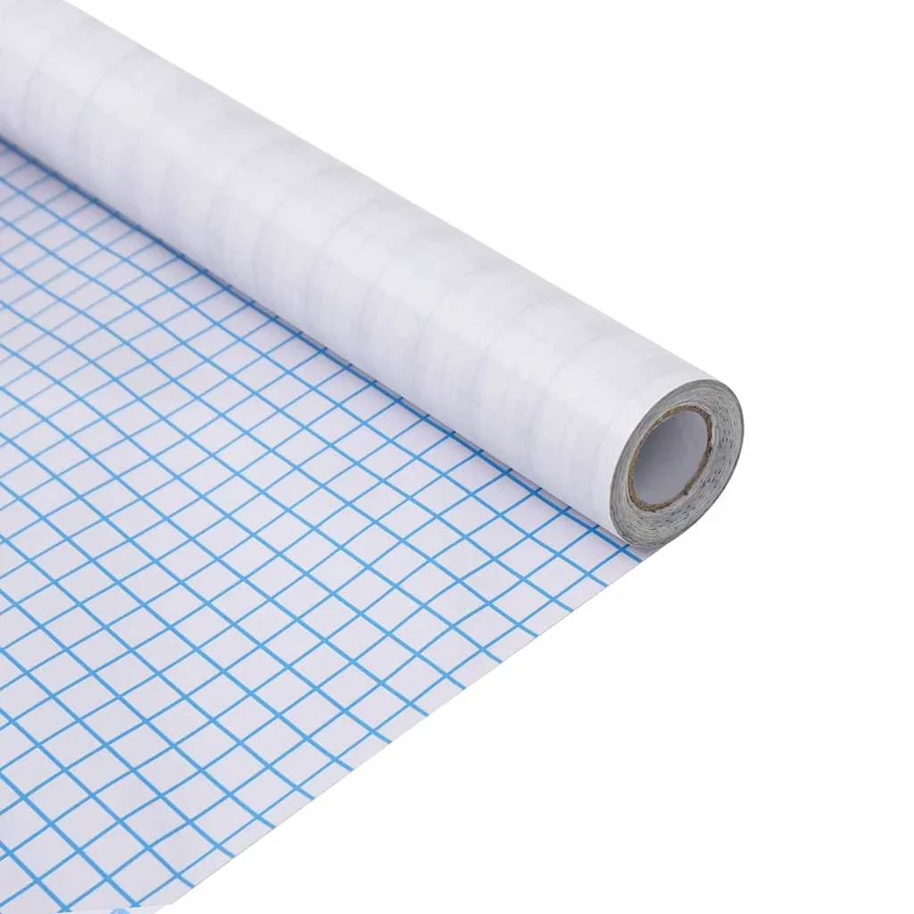 vidaXL Selvheftende Vindu Film Frostede striper 90 x 2000 cm PVC v:4167290