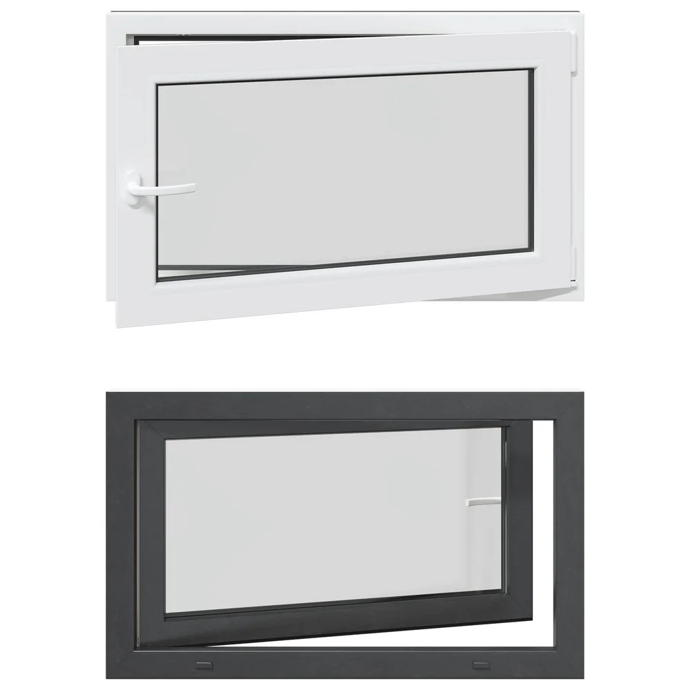 vidaXL Kjellervindu Intern Farge Hvit RISOR 100 x 50 cm v:4841215 vidaXL Kjellervindu Intern Farge Hvit RISOR 100 x 50 cm v:4841215