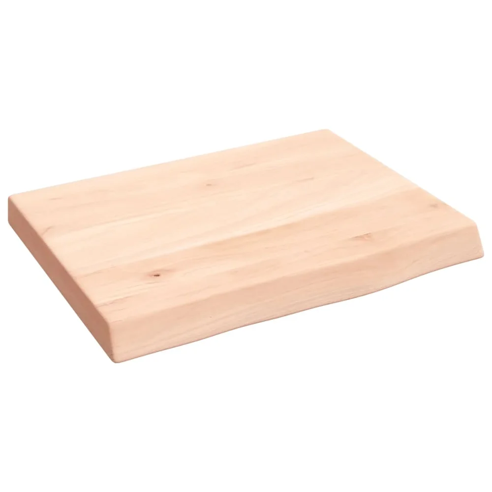 vidaXL Benkeplate til bad 40x30x(2-4) cm ubehandlet heltre v:5055431 vidaXL Benkeplate til bad 40x30x(2-4) cm ubehandlet heltre v:5055431