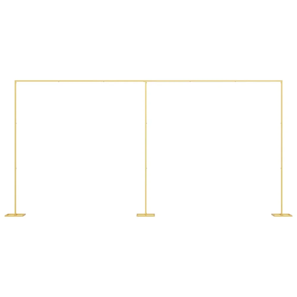 vidaXL Bryllupsbue Gull 657 x 35 x 300 cm Stål v:9048118 vidaXL Bryllupsbue Gull 657 x 35 x 300 cm Stål v:9048118