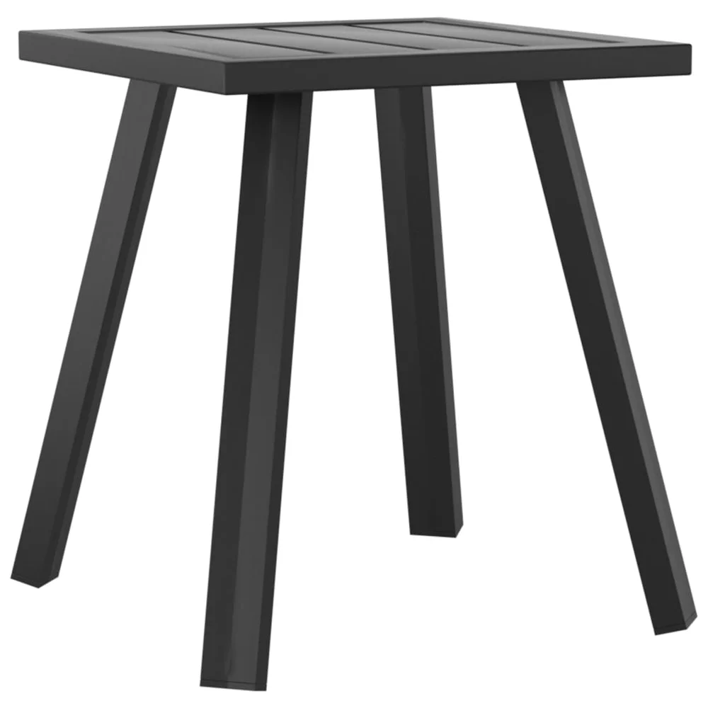 vidaXL Hagebord antrasitt 34x34x38 cm stål v:3731313