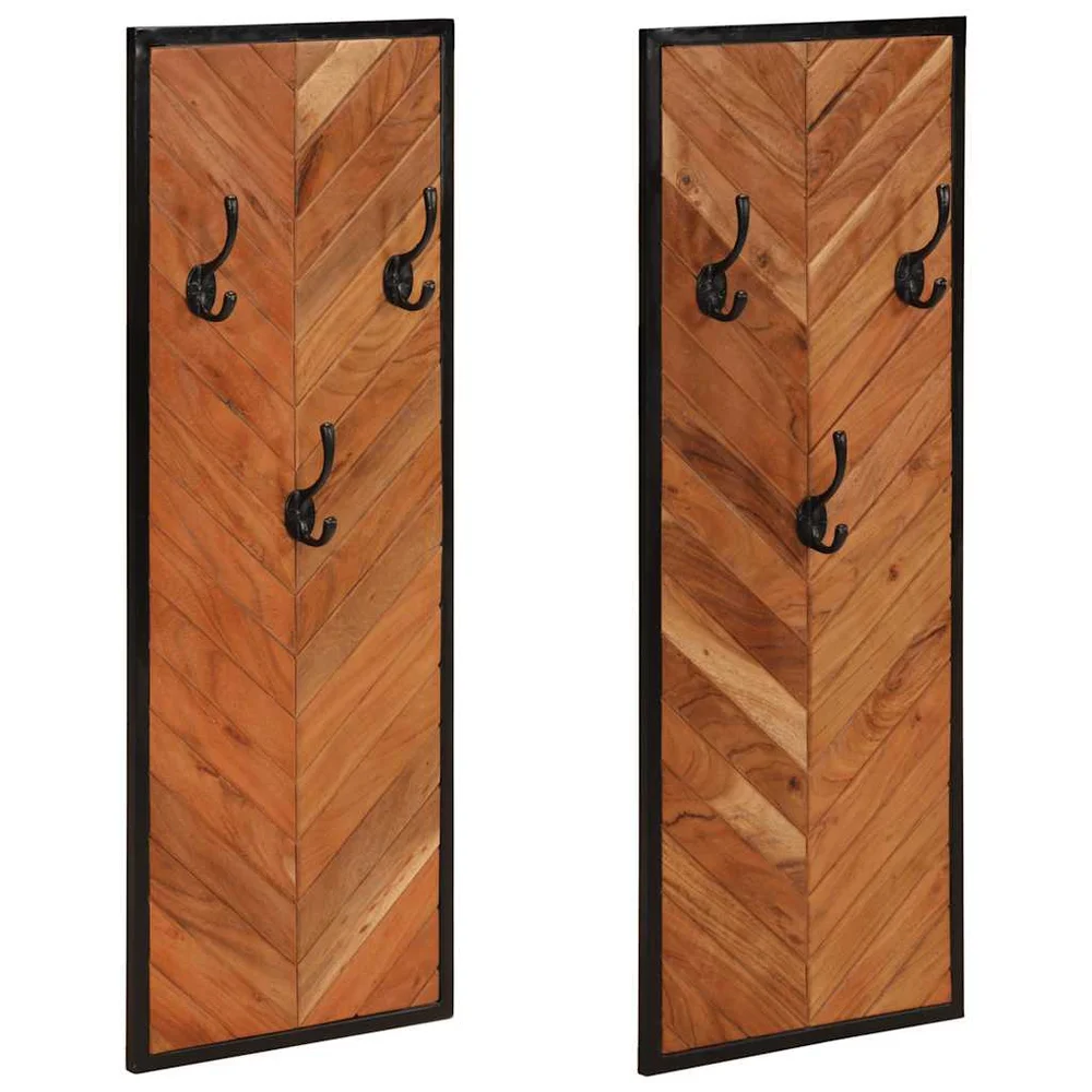 vidaXL Knaggrekker 2 stk 35x1x90 cm heltre akasie v:1099264 vidaXL Knaggrekker 2 stk 35x1x90 cm heltre akasie v:1099264