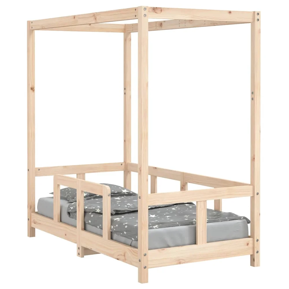 vidaXL Barnesengeramme 70×140 cm heltre furu v:5403977