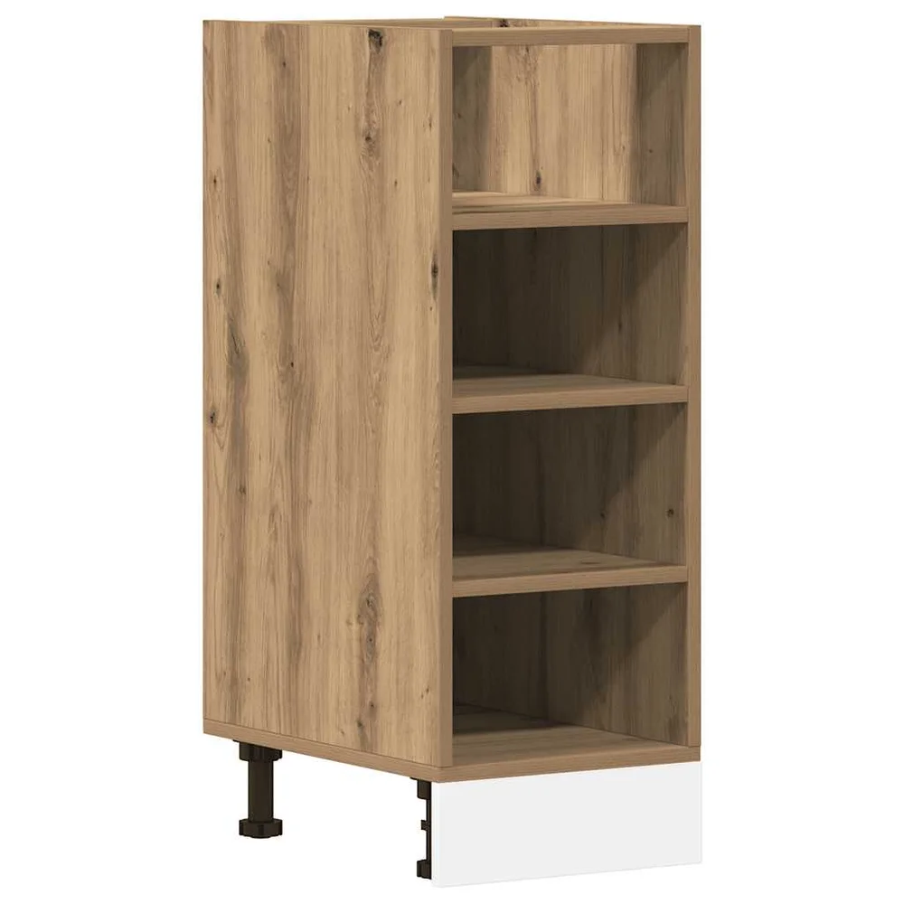vidaXL Bunnskap &laquo;Riga&raquo; artisan eik 30×44,5×81,5 cm konstruert tre v:2128899
