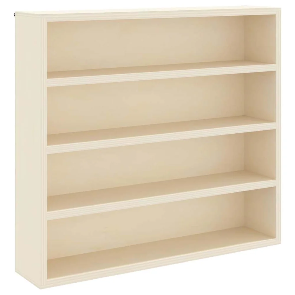 vidaXL Veggdokumentdisplay Veggmontert Beige 40 x 8,5 x 37 cm v:411848
