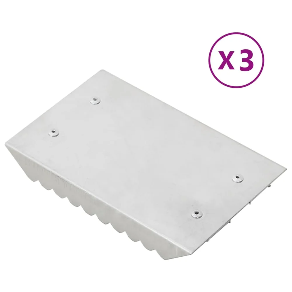 vidaXL Hestekammer 3 stk sølv aluminium v:3143671 vidaXL Hestekammer 3 stk sølv aluminium v:3143671