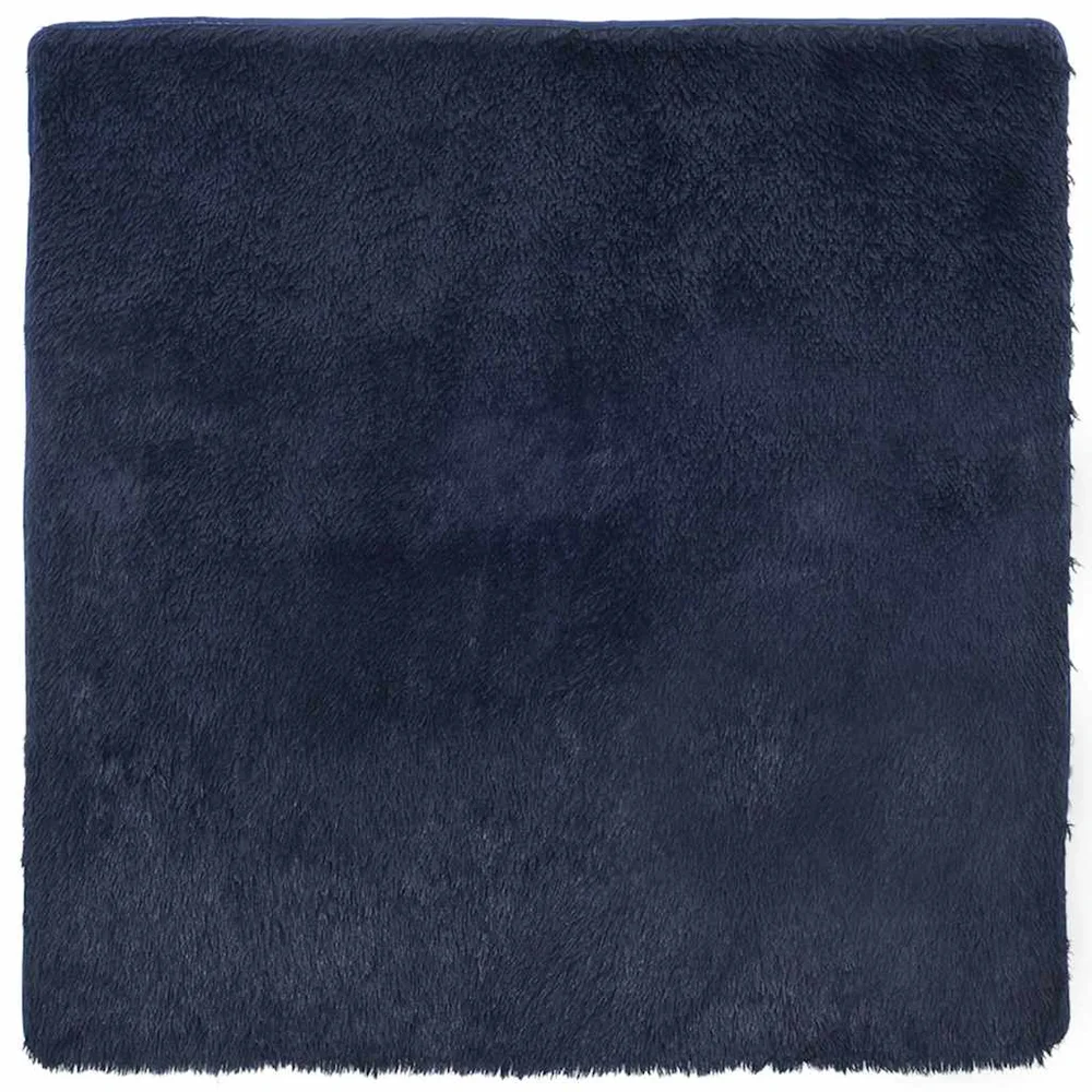 vidaXL Flossteppe med lang luv NAVARRA marine 200×200 cm polyester v:5419262