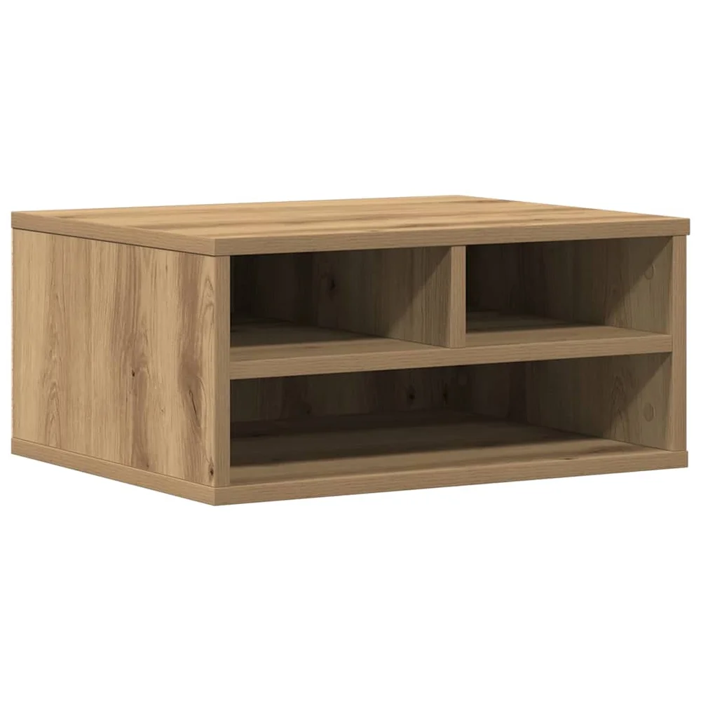 vidaXL Skiverstativ Artisan eik 49 x 40 x 22,5 cm Konstruert tre v:6678990 vidaXL Skiverstativ Artisan eik 49 x 40 x 22,5 cm Konstruert tre v:6678990