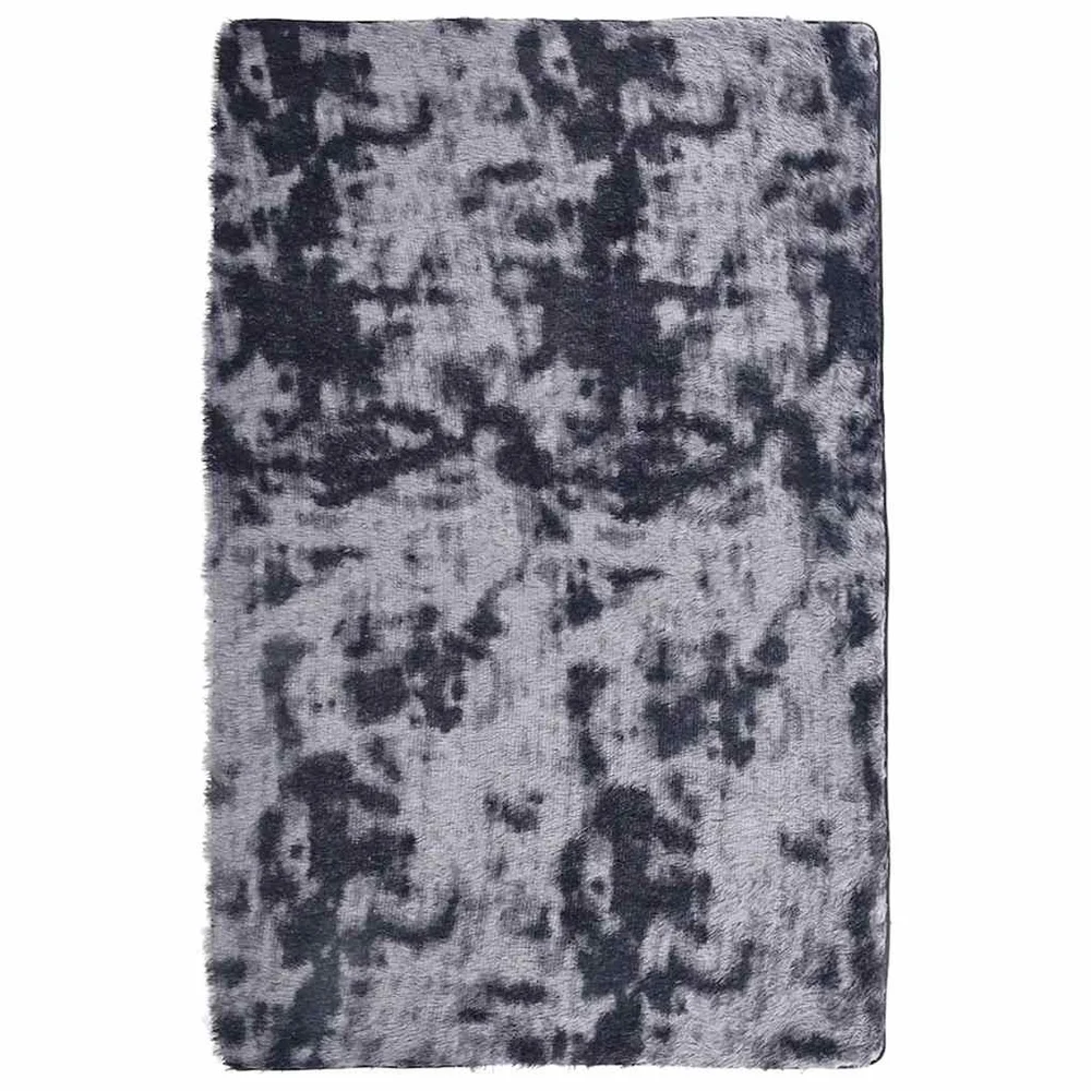 vidaXL Flossteppe med lang luv NAVARRA mørkegrå 130×200 cm polyester v:3094295