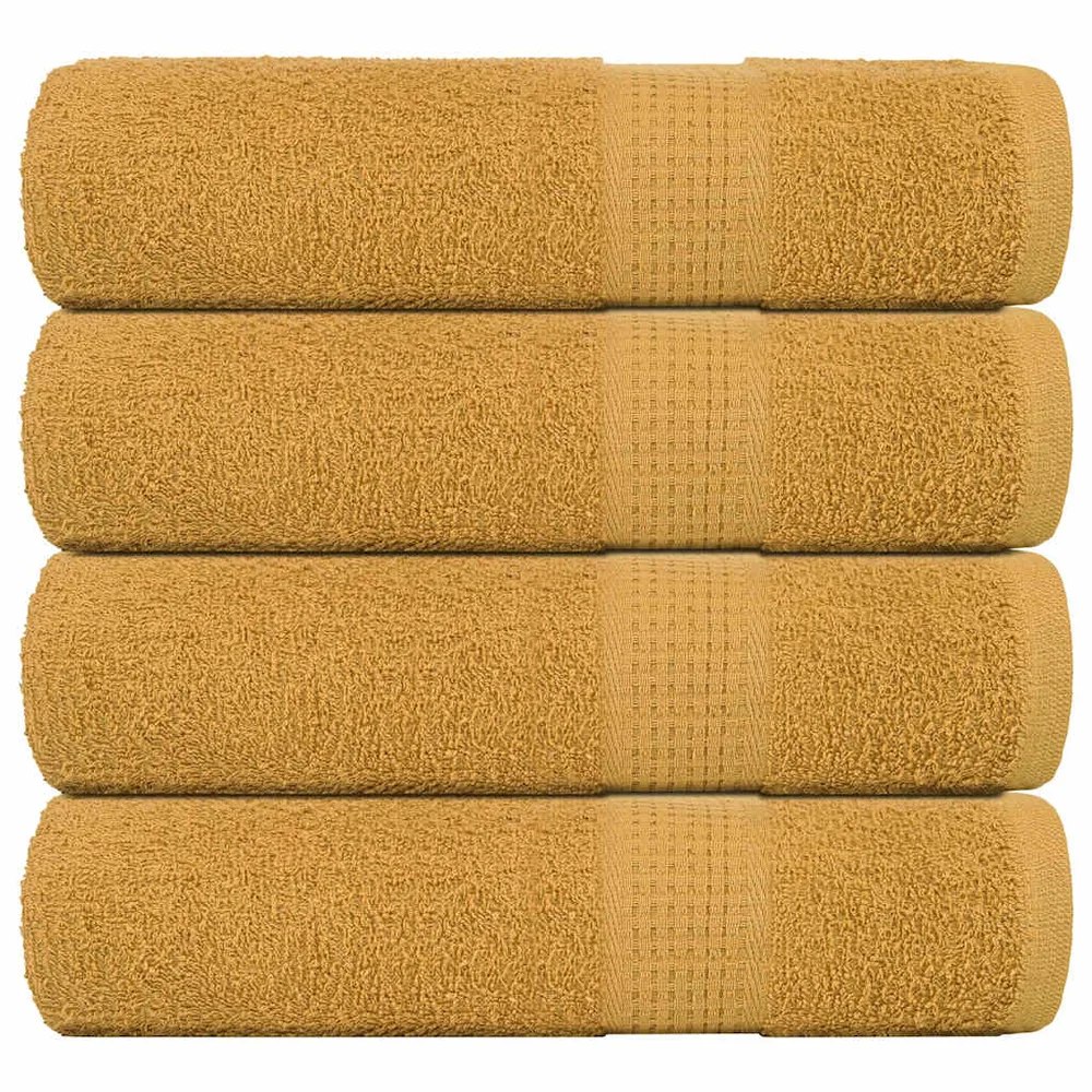 vidaXL Badehåndklær FROGN 4 stk gull 100×150 cm 360 gsm v:7071898 vidaXL Badehåndklær FROGN 4 stk gull 100×150 cm 360 gsm v:7071898