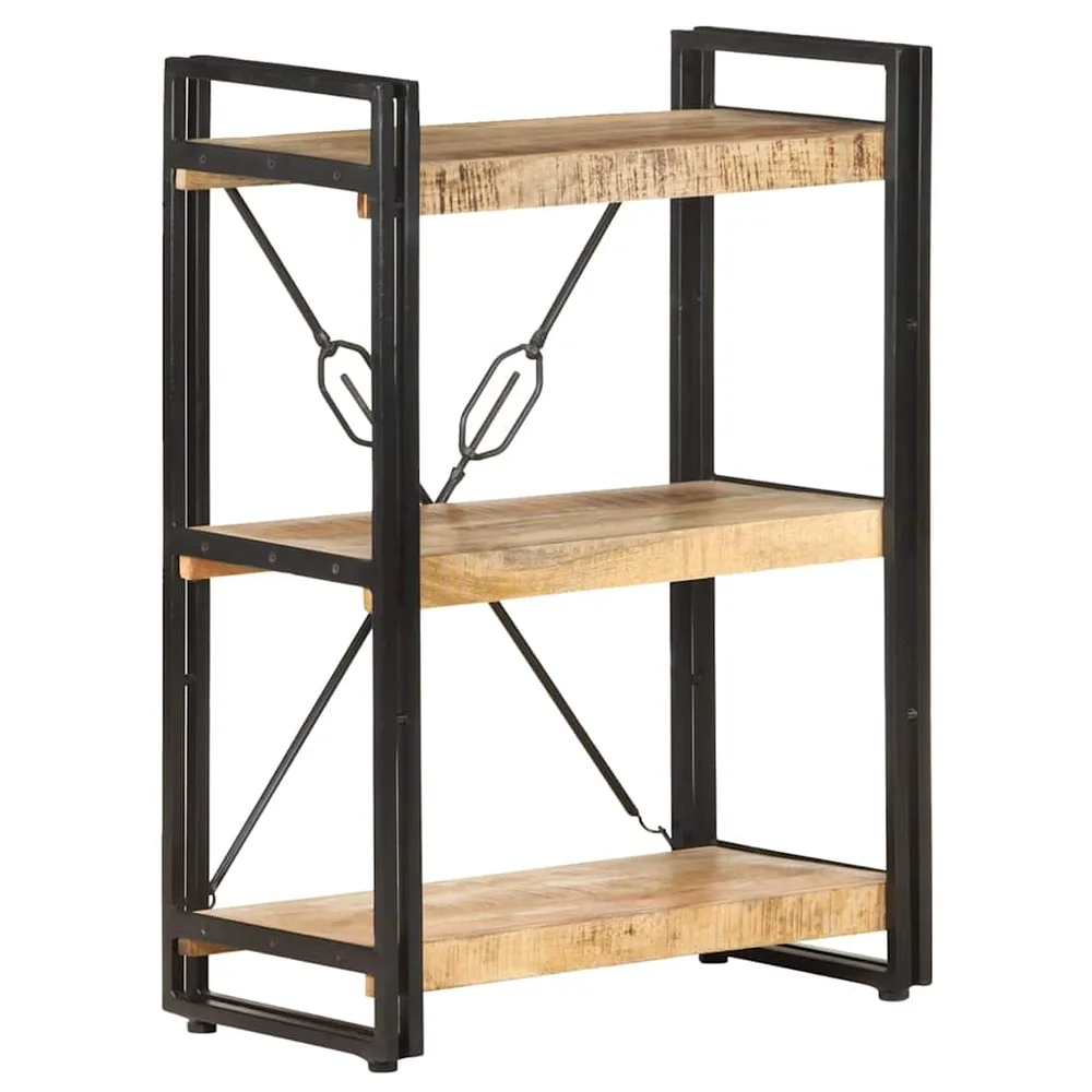 vidaXL Bokhylle 3 etasjer 60x30x80 cm heltre mango v:5779706 vidaXL Bokhylle 3 etasjer 60x30x80 cm heltre mango v:5779706