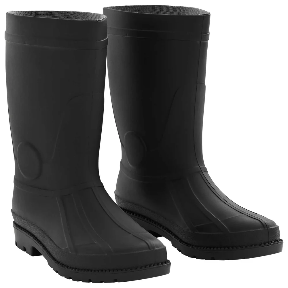 vidaXL Regnstøvler PVC Størrelse 38 Svart v:2082675 vidaXL Regnstøvler PVC Størrelse 38 Svart v:2082675