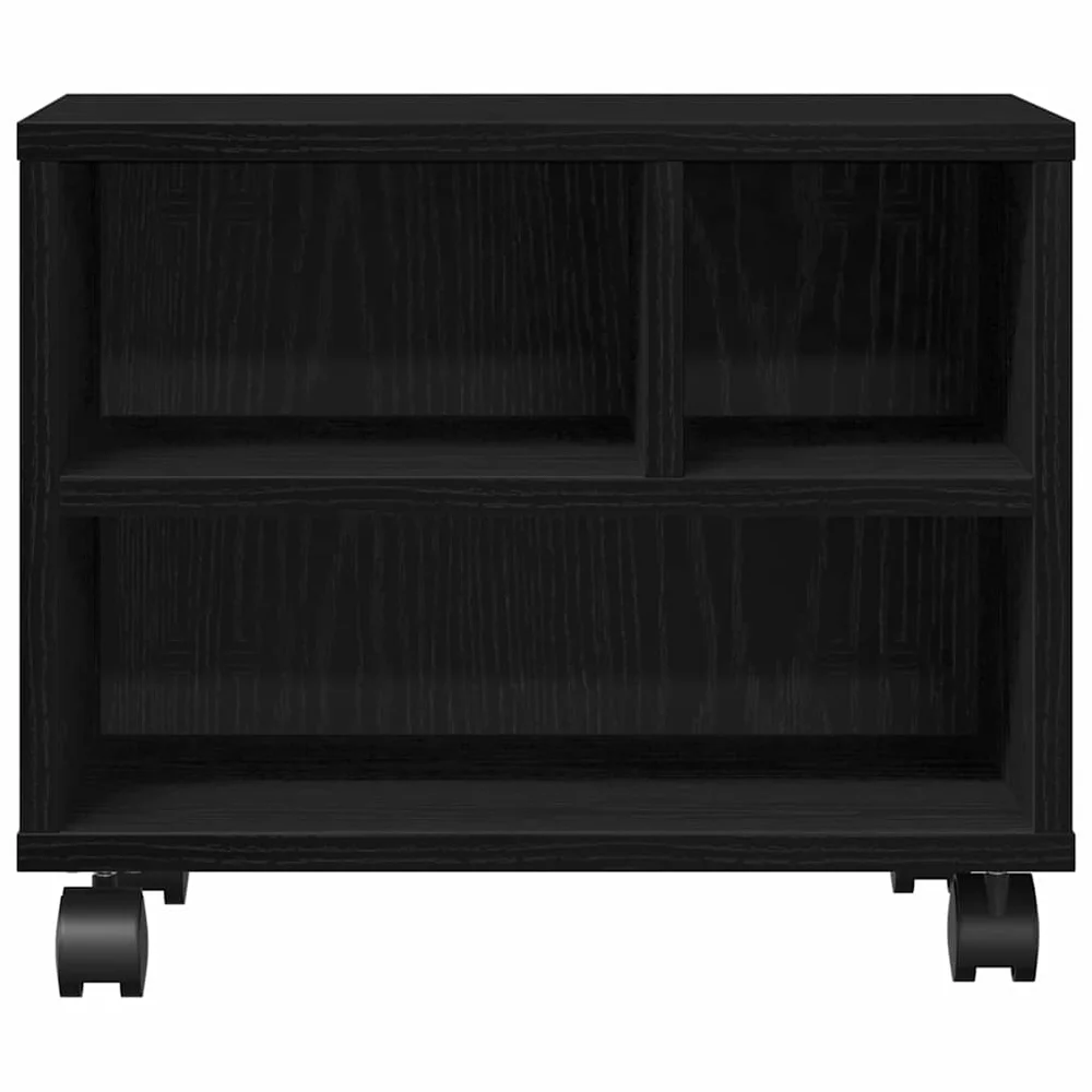 vidaXL Skiverstativ Svart Eik 41 x 32 x 34,5 cm Konstruert tre v:5848572