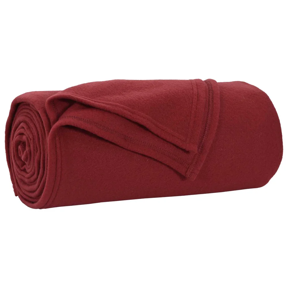 vidaXL Kastepledd 24 stk. Bordeaux Rød 170 x 130 cm 7.81 kg Fleece v:7548496 vidaXL Kastepledd 24 stk. Bordeaux Rød 170 x 130 cm 7.81 kg Fleece v:7548496