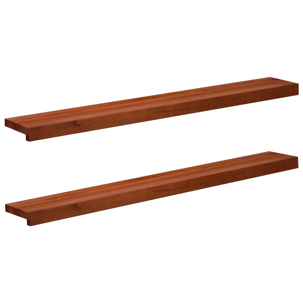 vidaXL Vinduplanker 2 stk. Brun 110 x 15 x 2 cm Massiv bøketre v:5776697 vidaXL Vinduplanker 2 stk. Brun 110 x 15 x 2 cm Massiv bøketre v:5776697