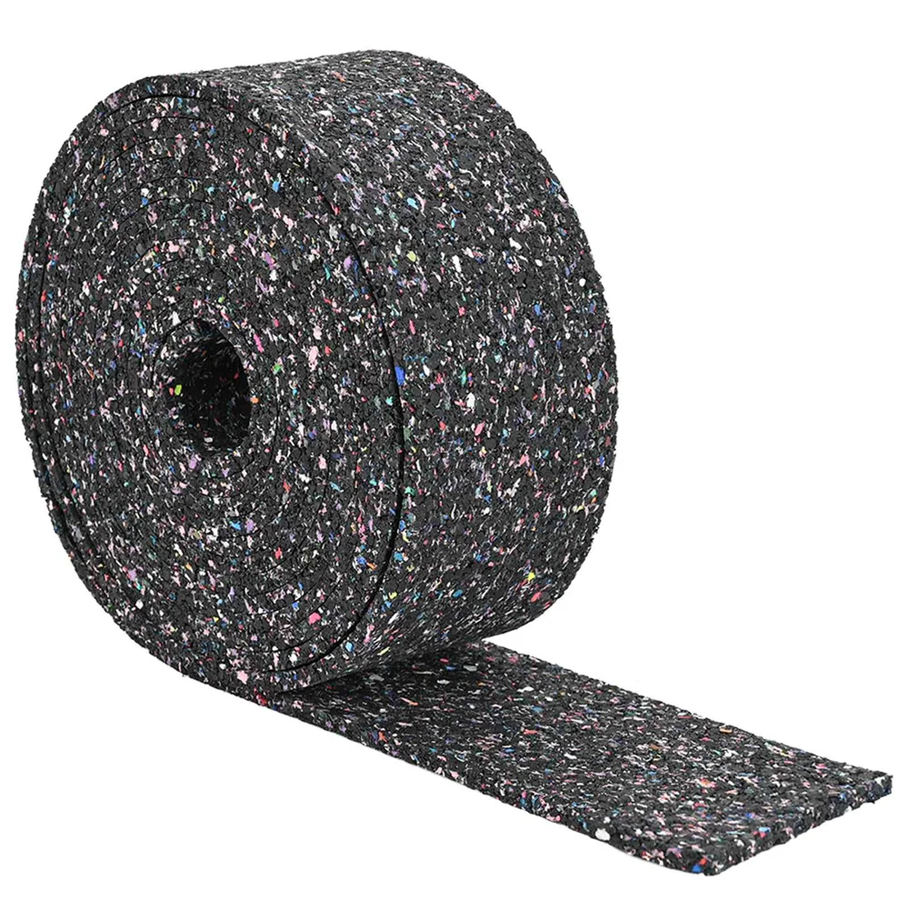 vidaXL Gummigranulat rulle Svart 200 x 10 x 1 cm Gummi v:6435608 vidaXL Gummigranulat rulle Svart 200 x 10 x 1 cm Gummi v:6435608