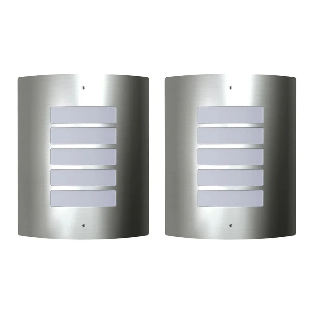 Rustfritt stål Vanntett Vegglamper 2 stk 60W v:3840568 Rustfritt stål Vanntett Vegglamper 2 stk 60W v:3840568