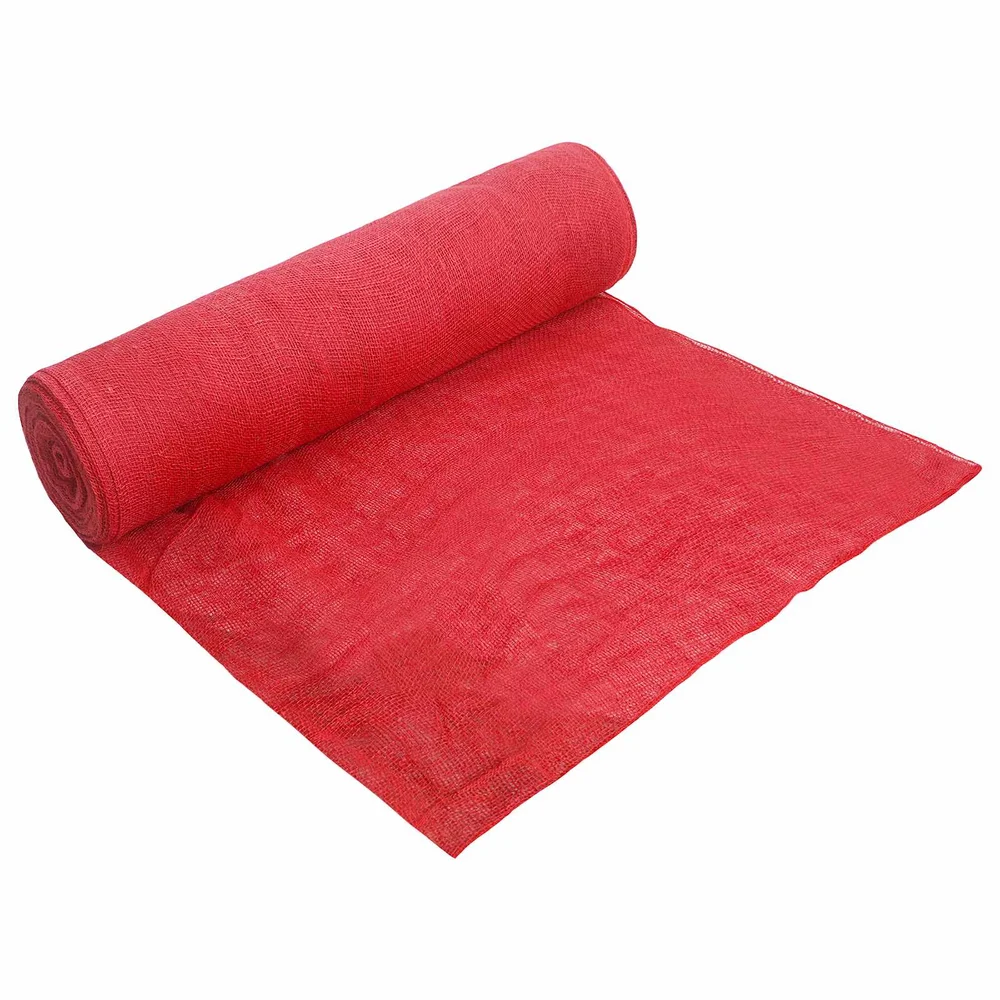 vidaXL Jute Rull 200 x 5000 cm Rød v:973295