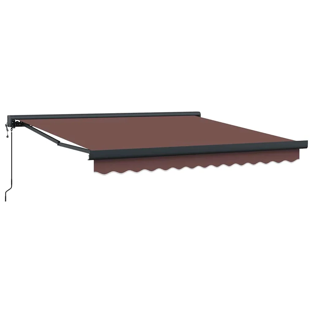 vidaXL Automatisk uttrekkbar markise burgunder 300×250 cm v:2547579 vidaXL Automatisk uttrekkbar markise burgunder 300×250 cm v:2547579