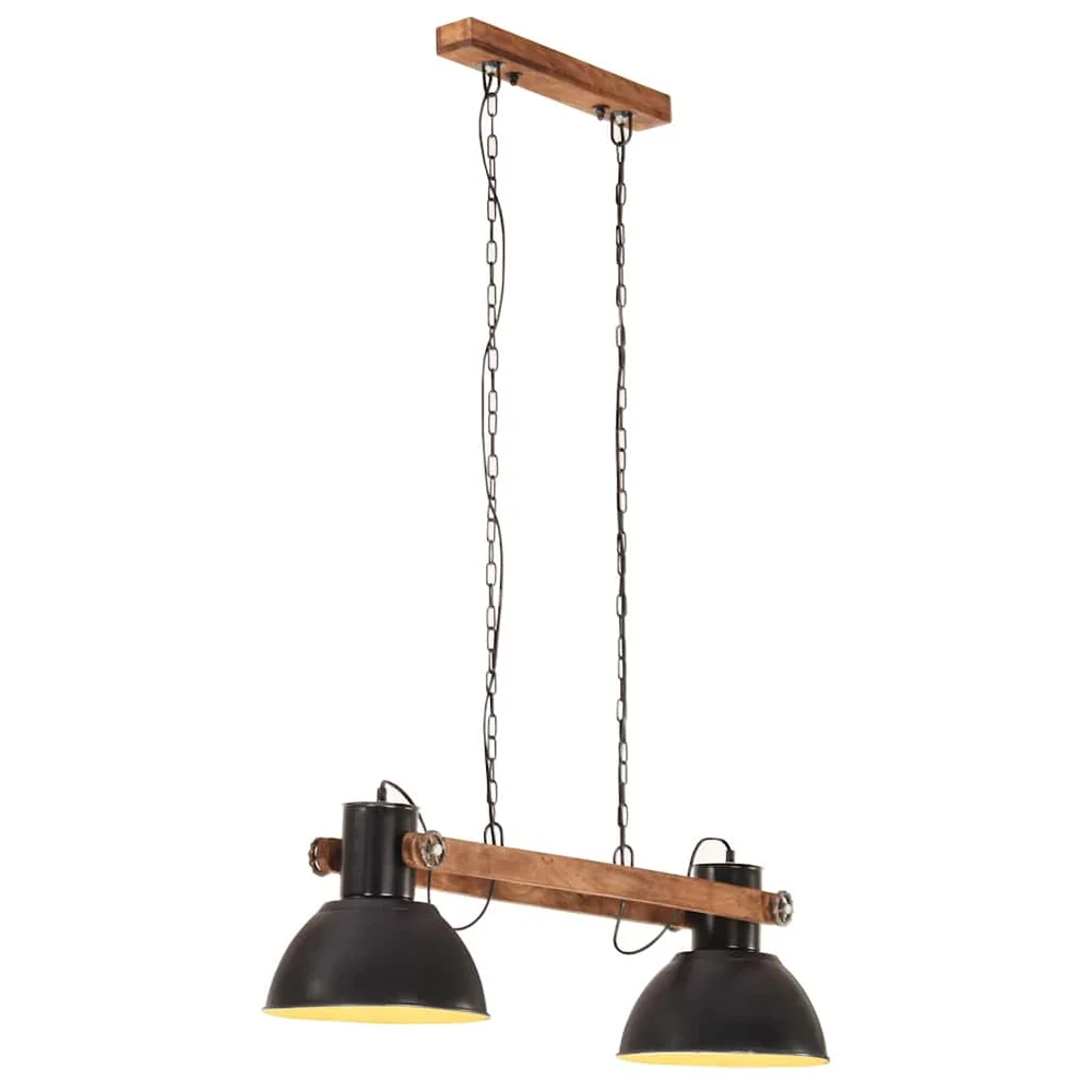 vidaXL Industriell hengelampe 25 W svart 109 cm E27 v:8618142
