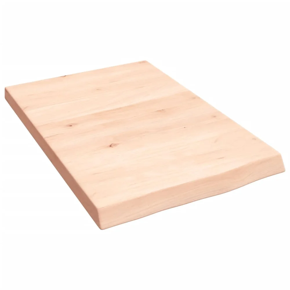 vidaXL Benkeplate til bad 40x60x(2-4) cm ubehandlet heltre v:4504969 vidaXL Benkeplate til bad 40x60x(2-4) cm ubehandlet heltre v:4504969
