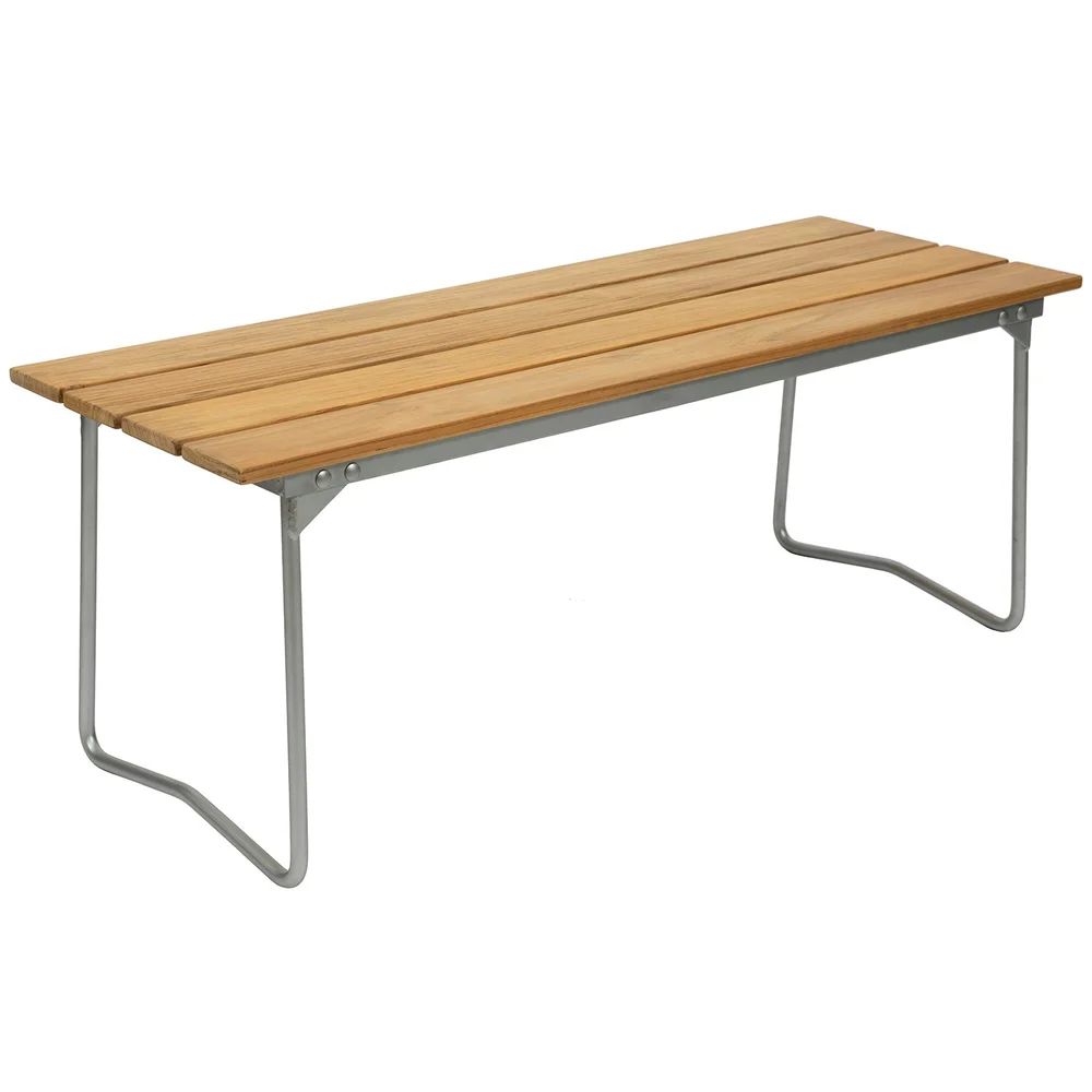Benk 8 110 cm, Oljet Eik / Varmgalvanisert Stål v:8070000