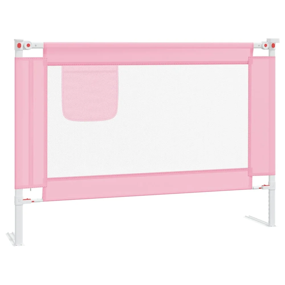 vidaXL Sengehest småbarn rosa 90×25 cm stoff v:7221043 vidaXL Sengehest småbarn rosa 90×25 cm stoff v:7221043