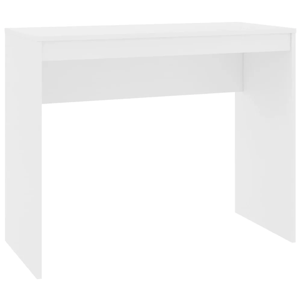 vidaXL Skrivebord hvit 90x40x72 cm konstruert tre v:9352033